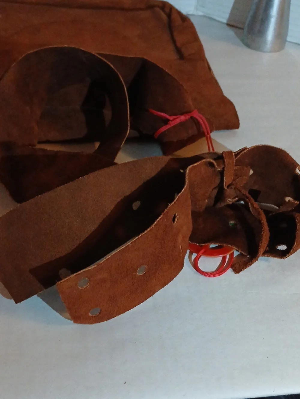 Kolpin Brown Suede Crossbody Possible Bag